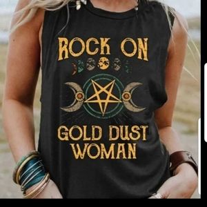 ROCK ON  GOLD DUST WOMAN T SHIRT